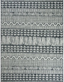 Синтетичний килим ILLUSION OUTDOOR 20 958 , BLACK GREY - высокое качество по лучшей цене в Украине.